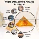 Citrine Crystal Pyramid (Manifestation & Creativity)