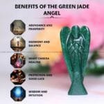 Green Jade Crystal Angel (Abundance & Prosperity)
