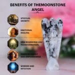 Rainbow Moonstone Crystal Angel (Harmony & Protection)
