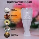 Selenite Crystal Angel (Protection & Shielding)