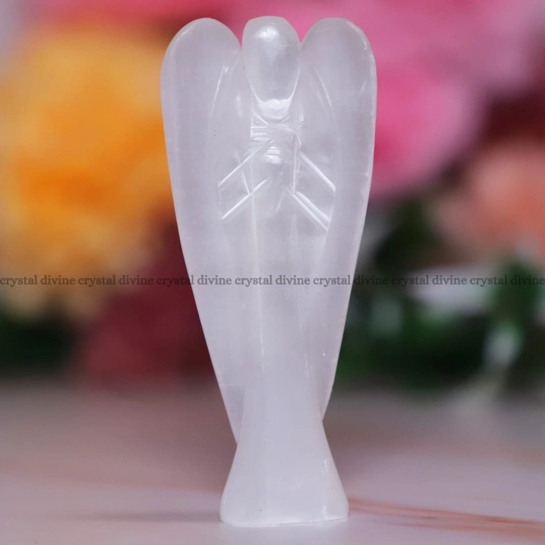 Selenite Crystal Angel (Protection & Shielding)