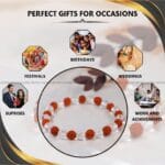 Clear Quartz + Rudraksha Bracelet - 8 MM (Balance & Alignment)