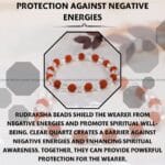 Clear Quartz + Rudraksha Bracelet - 8 MM (Balance & Alignment)