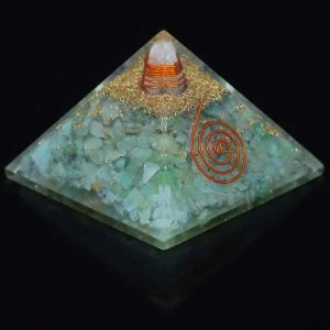Green Aventurine Crystal Pyramid (Luck & Prosperity)