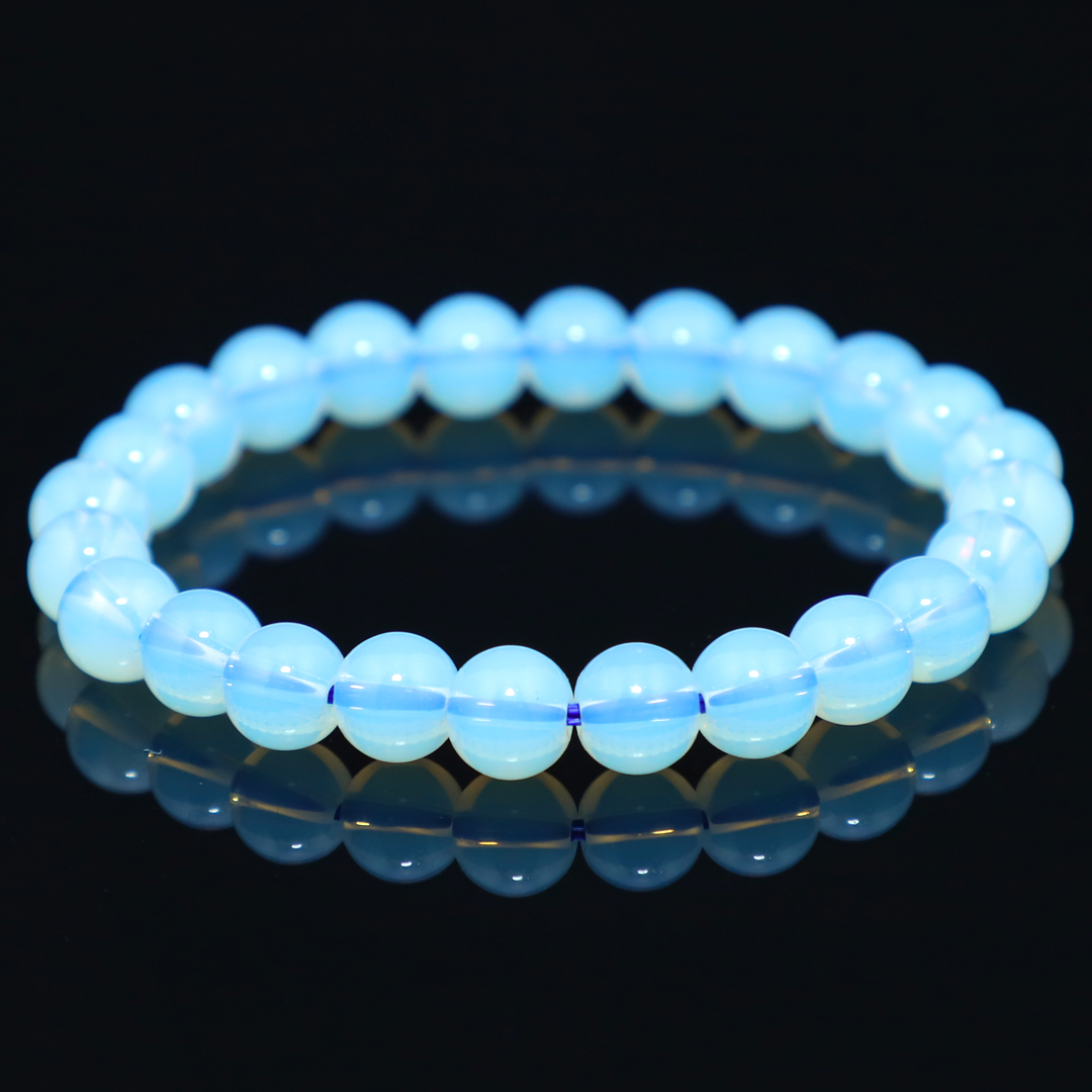 Opalite Healing Crystal Bracelet - Creativity, Intuition Bead Bracelet –  Soul Charms