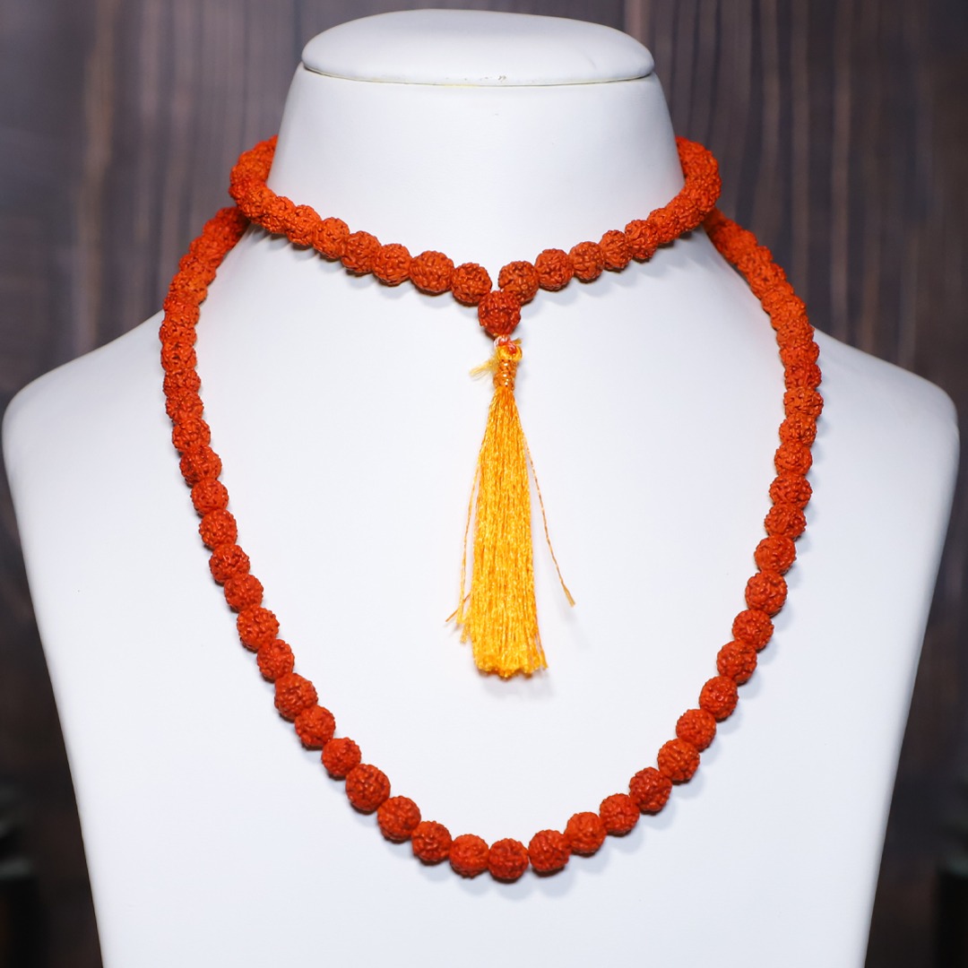 Rudraksh Jaap Mala 108 Beads (Spirtual Healing & Grounding)