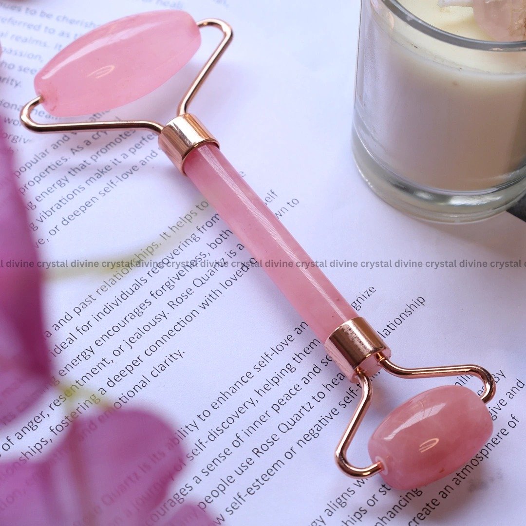 Rose Quartz Face Roller (Reduced Puffiness & Inflammation)