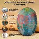 Bloodstone Crystal Palm Stone (Creativity & Motivation)