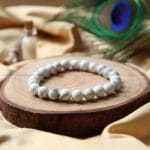 Howlite Crystal Bracelet - 8MM (Calming & Stress Reduction)