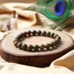 Unakite Crystal Bracelet - 8 MM (Grounding & Balance)