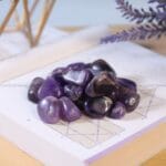 Amethyst Tumble Stone Pack of 5 (Clarity & Mental Focus)