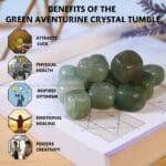 Green Aventurine Tumble Stone Pack of 5 (Luck & Prosperity)