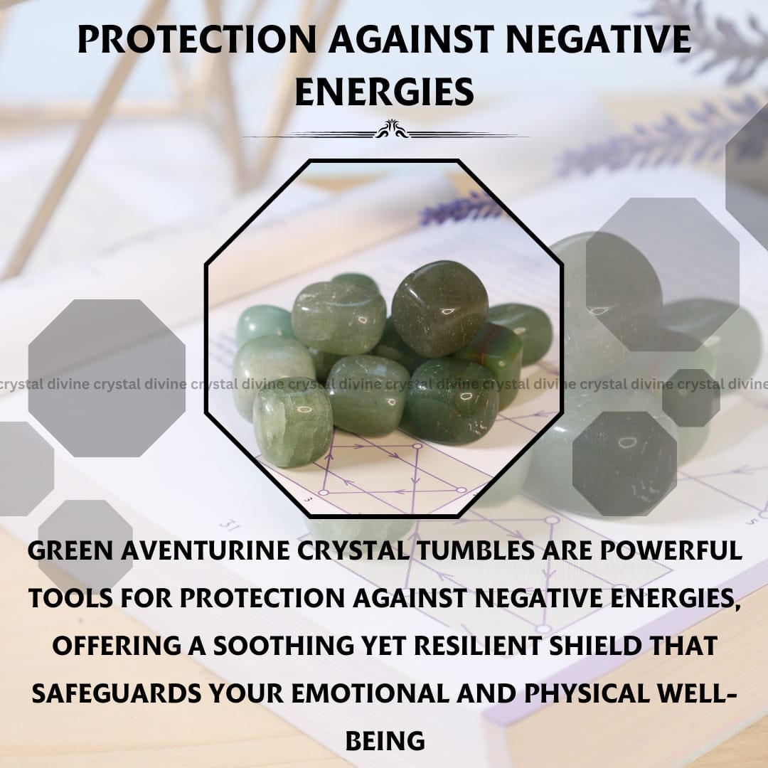 Green Aventurine Tumble Stone Pack of 5 (Luck & Prosperity)