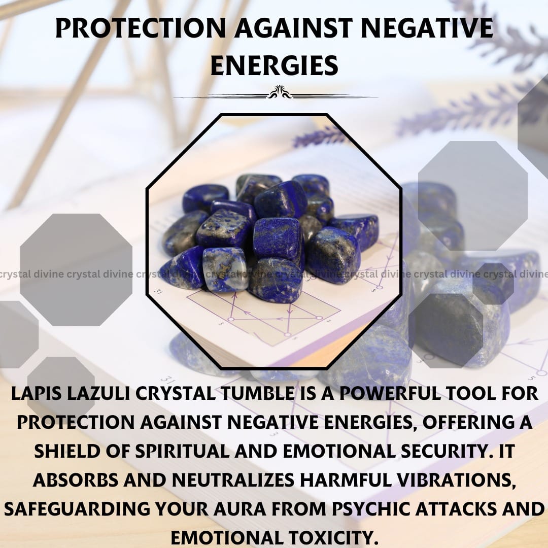 Lapis Lazuli Tumble Stone Pack of 5 (Balance & Harmony)