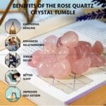 Rose Quartz Tumble Stone Pack of 5 (Love & Relationships)