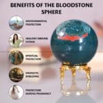 Blood Stone Crystal Sphere (Creativity & Motivation)