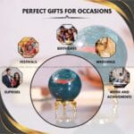 Blood Stone Crystal Sphere (Creativity & Motivation)