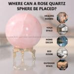 Rose Quartz Crystal Sphere (Love & Compassion)