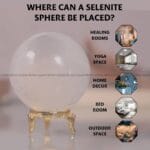 Selenite Crystal Sphere (Cleansing & Purification)