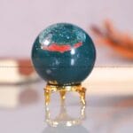Blood Stone Crystal Sphere (Creativity & Motivation)