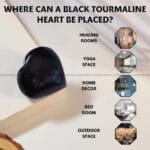 Black Tourmaline Heart (Communication & Expression)