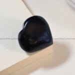 Black Tourmaline Heart (Communication & Expression)