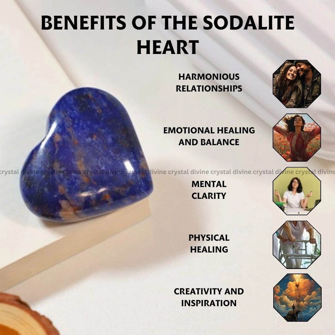 Sodalite Heart (Communication & Expression)