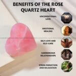 Rose Quartz Crystal Heart (Love & Compassion)