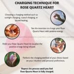 Rose Quartz Crystal Heart (Love & Compassion)