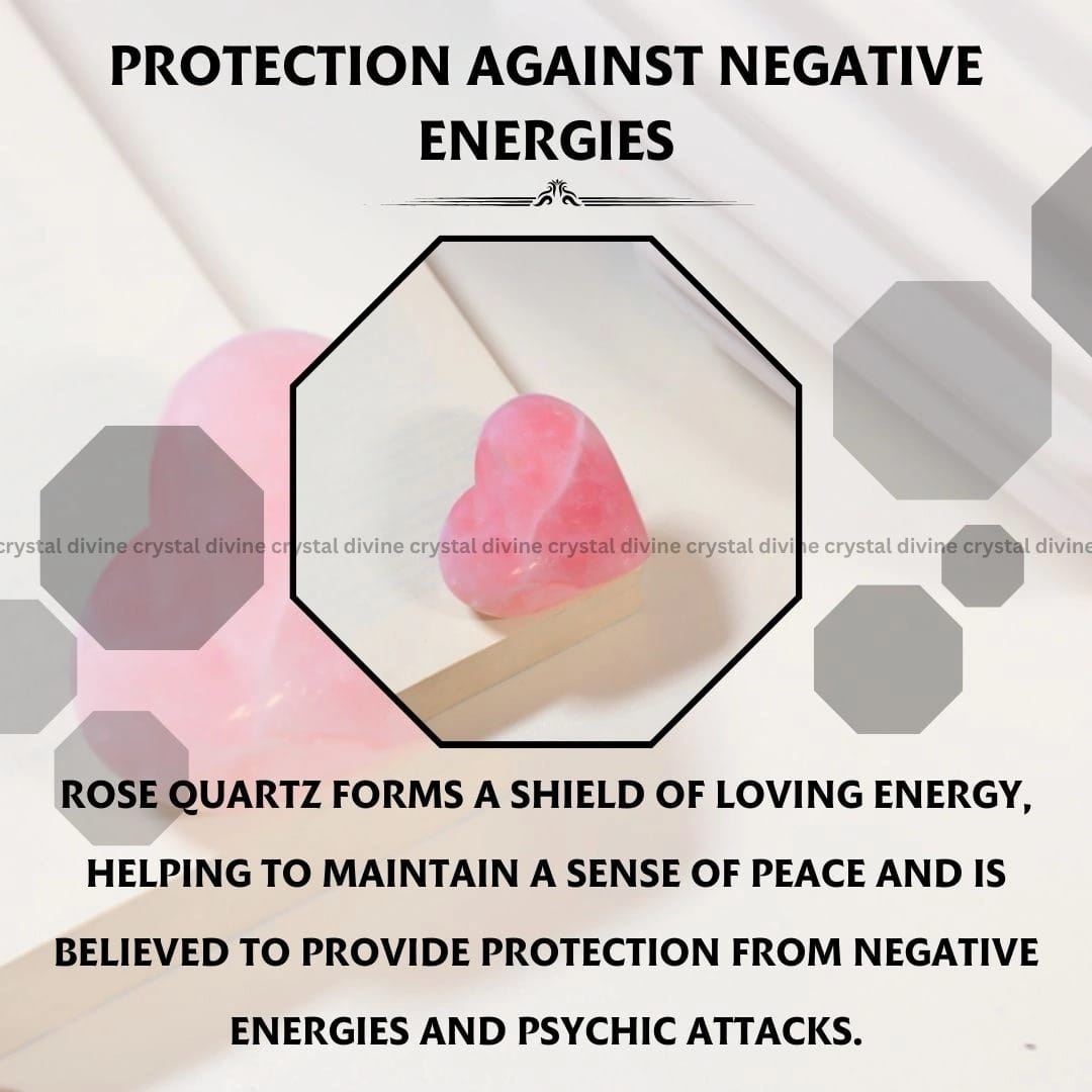 Rose Quartz Crystal Heart (Love & Compassion)