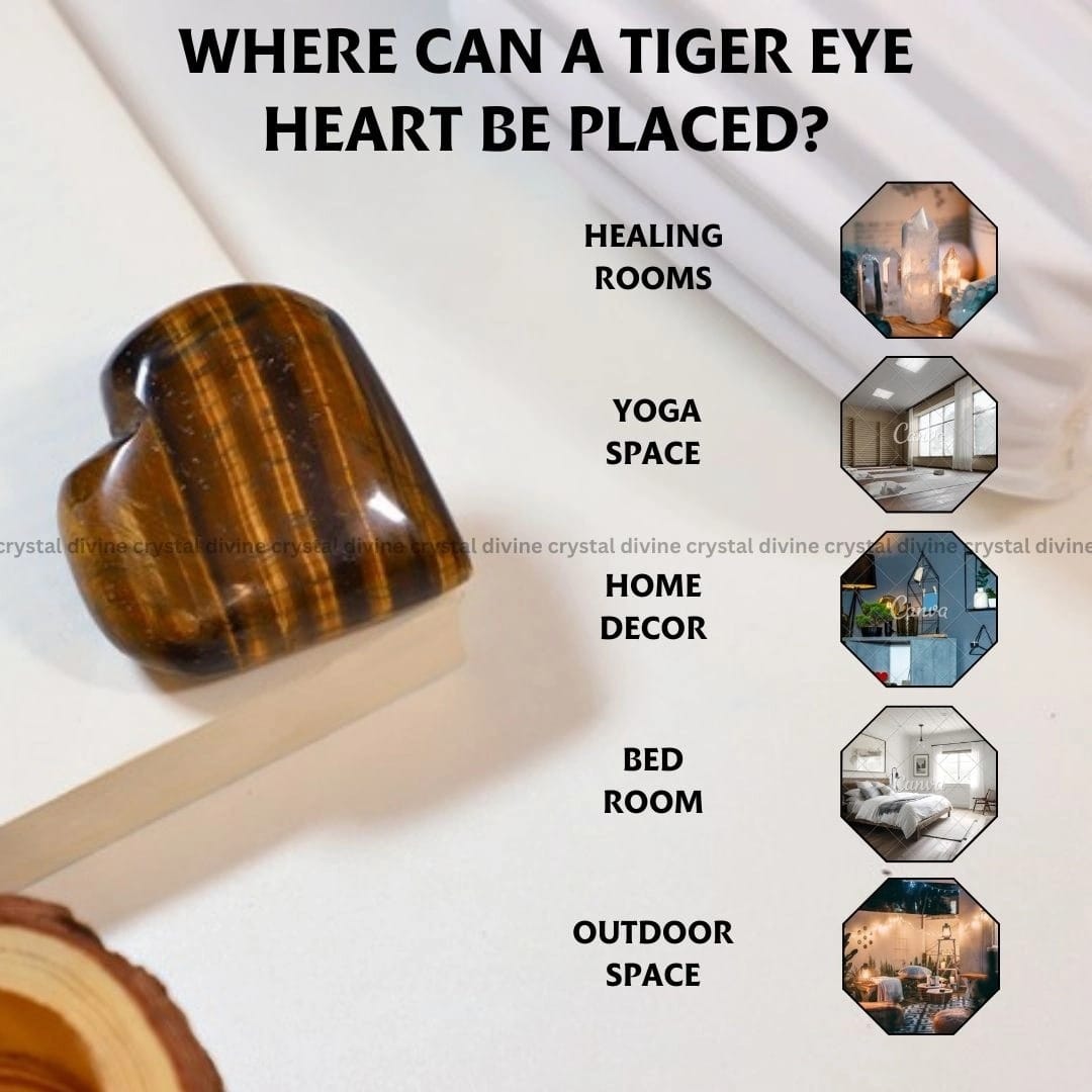 Tiger Eye Heart (Confidence & Courage)