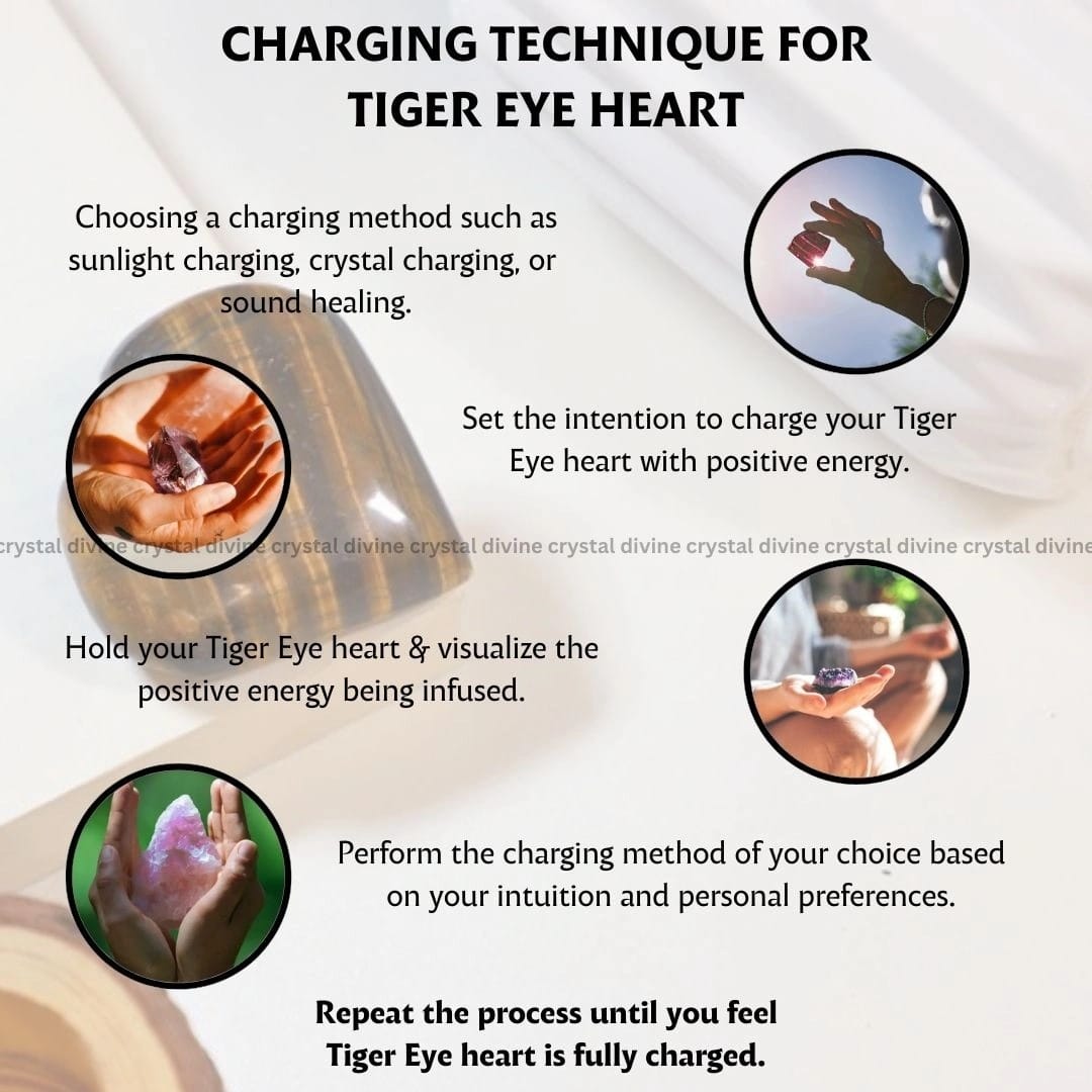 Tiger Eye Heart (Confidence & Courage)