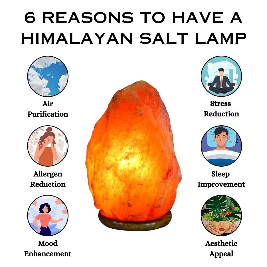 Himalayan Salt Lamp (Air Purification)