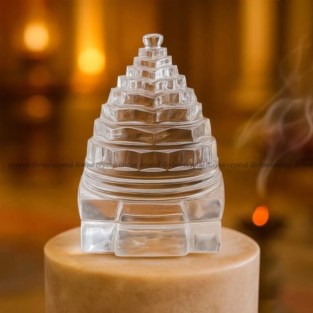 Shree Yantra Clear Quartz (Manifestation & Goal Setting)