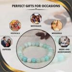 Amazonite Crystal Bracelet - 8 MM (Communication & self-expression)