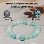 Amazonite Crystal Bracelet - 8 MM (Communication & self-expression)