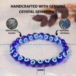 Evil Eye Bracelet - 8MM (Mindfulness & Meditation)