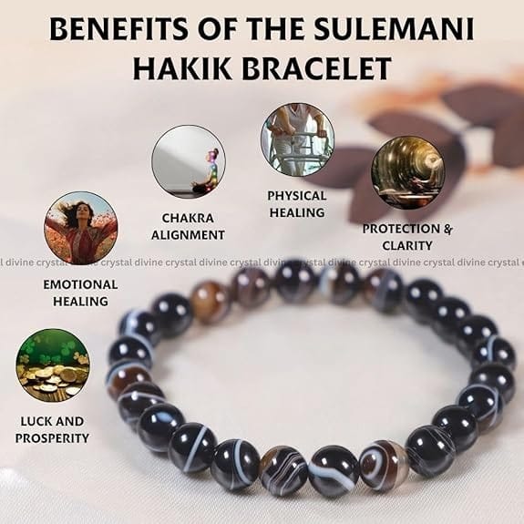 Sulemani Crystal Bracelet - 8 MM (Balancing & grounding)