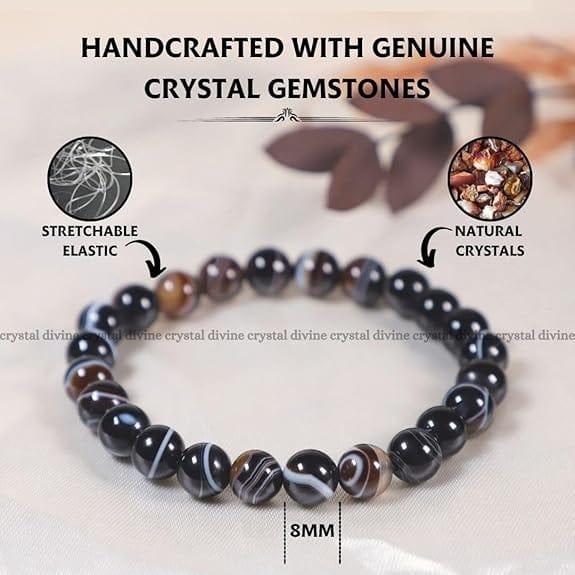 Sulemani Crystal Bracelet - 8 MM (Balancing & grounding)