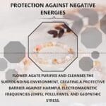 Flower Agate Crystal Bracelet - 8 MM (Self-Esteem & Confidence)