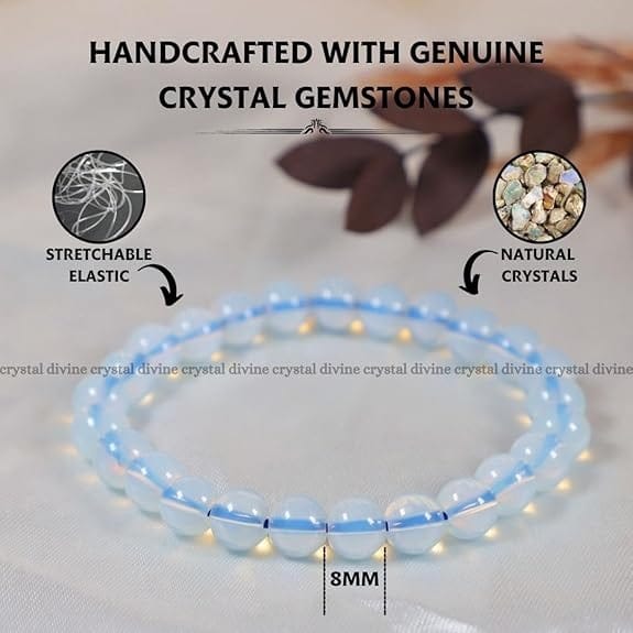 Opalite Crystal Bracelet - 8 MM (Balance & Harmony)