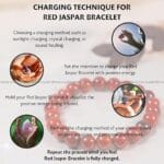 Red Jaspar Crystal Bracelet - 8MM (Energy & Vitality)
