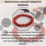 Red Jaspar Crystal Bracelet - 8MM (Energy & Vitality)