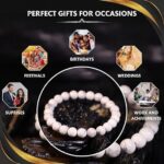 Howlite Crystal Bracelet - 8MM (Calming & Stress Reduction)