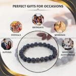 Lava Crystal Bracelet - 8MM (Grounding & Stability)