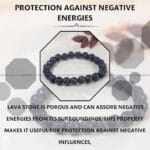 Lava Crystal Bracelet - 8MM (Grounding & Stability)