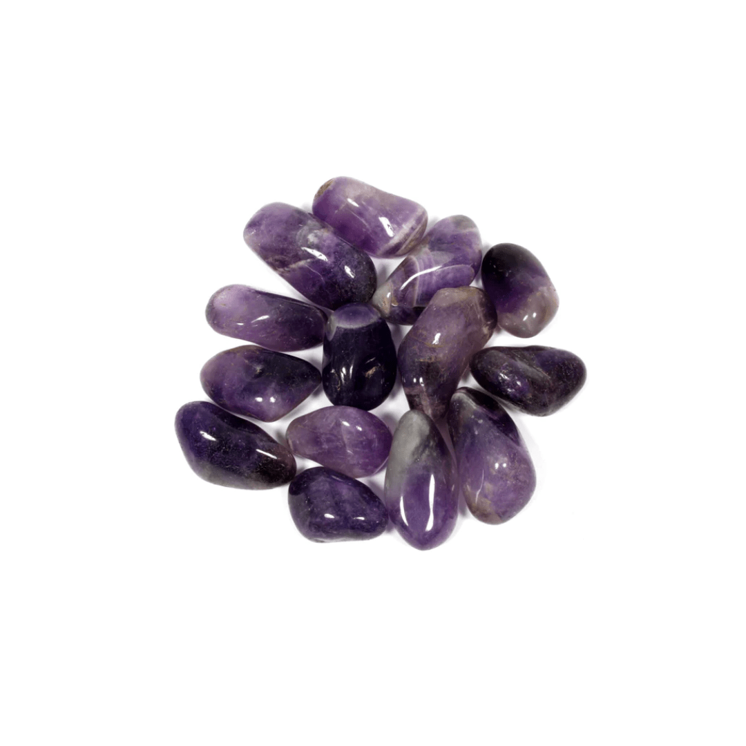 Amethyst Tumble Stone Pack of 5 (Clarity & Mental Focus)