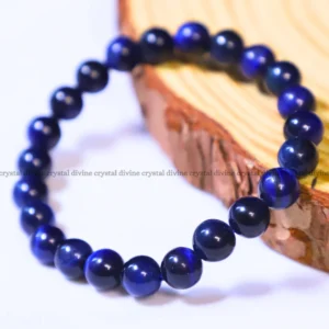 Blue Tiger Eye Crystal Bracelet - 8 MM