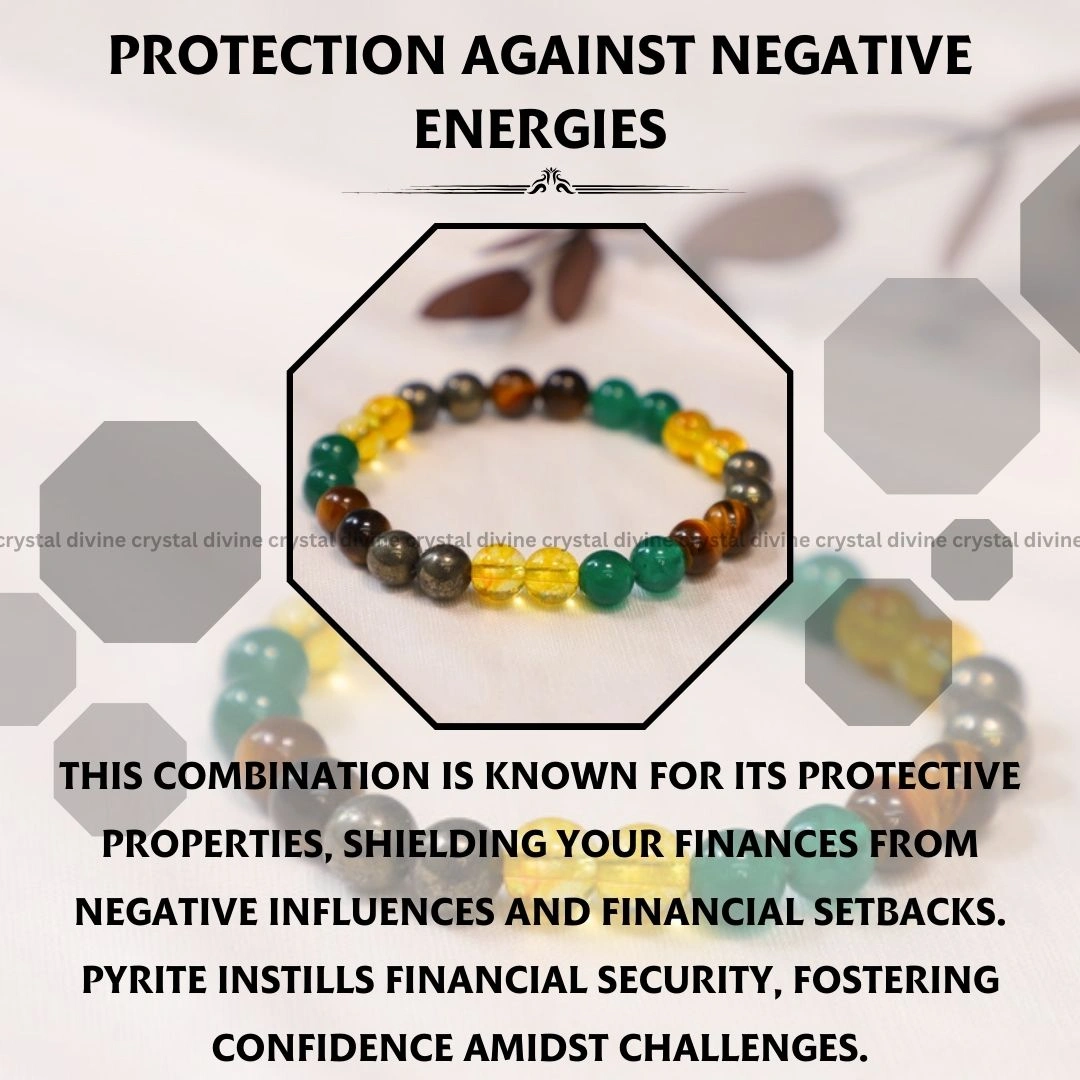 Money Magnet With Pyrite Bracelet - 8 MM (Attracting wealth)
