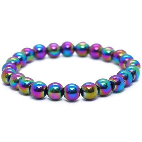 Aura Hematite Bracelet - 8 MM (Enhanced Focus & Concentration)